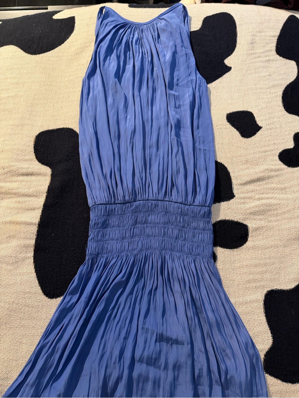 Ramy Brooke Women's Blue Sleeveless Pleated Mini Dress Size XS
